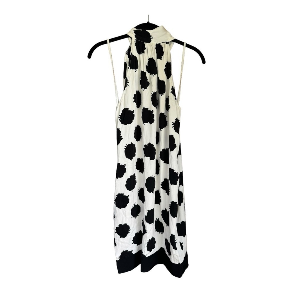 Diane Von Furstenberg Silk Lycra Tie Neck Dress Size 6